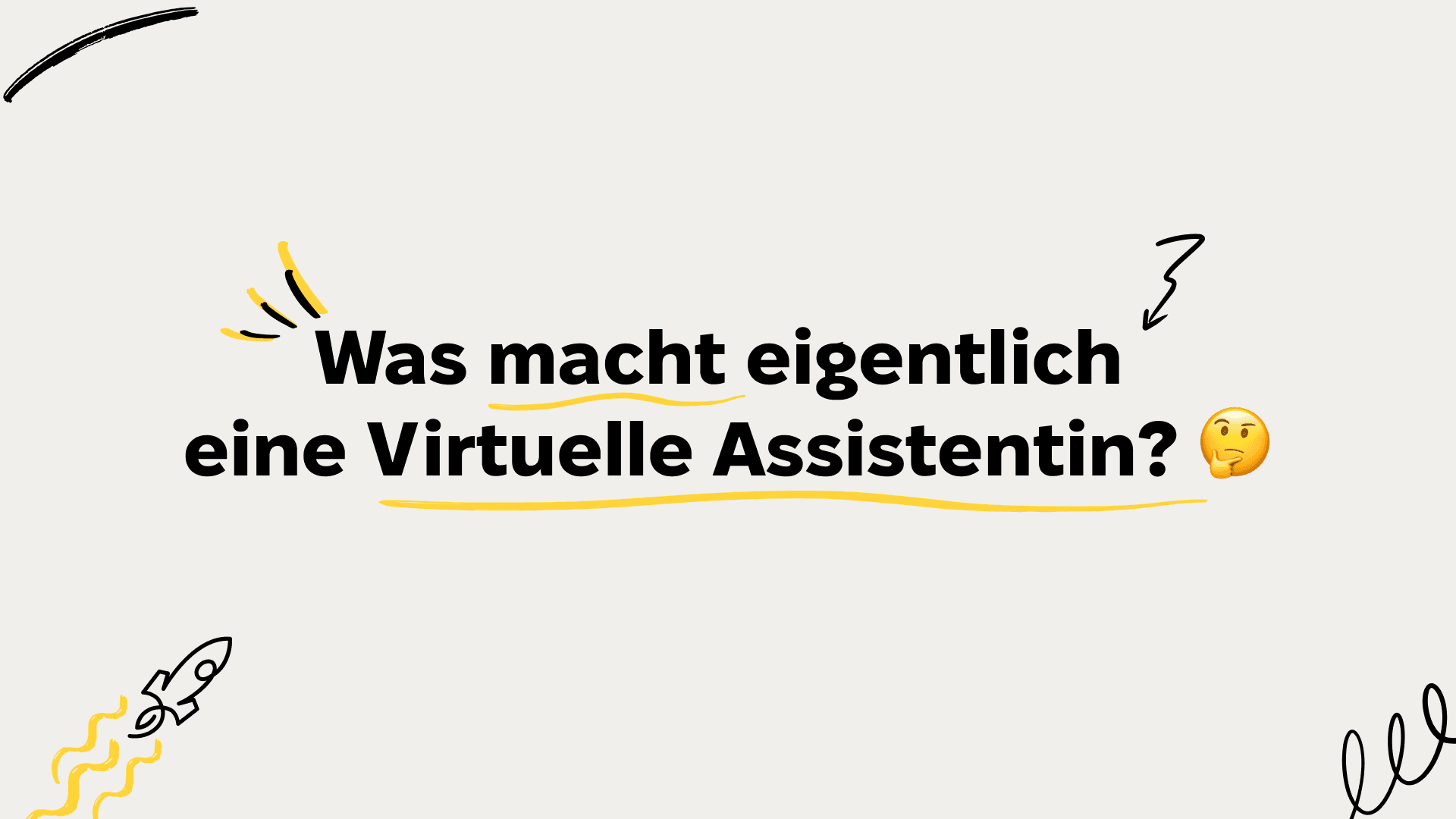 Was macht eigentlich eine Virtuelle Assistentin? 🤔